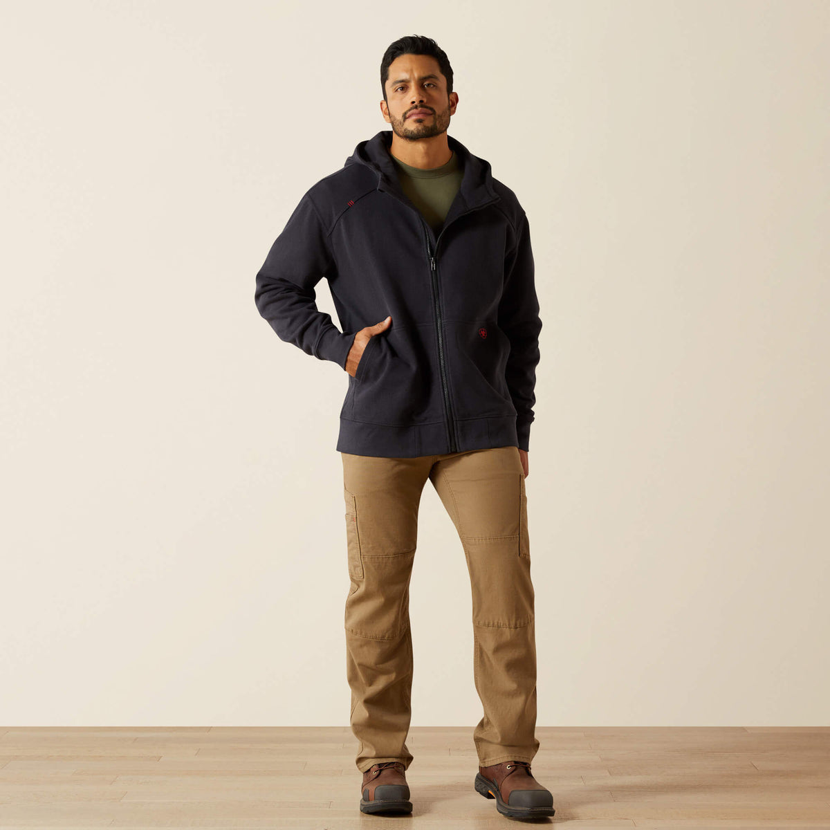 Ariat Latest FR DuraStretch Heavyweight Fleece Full Zip Hoodie