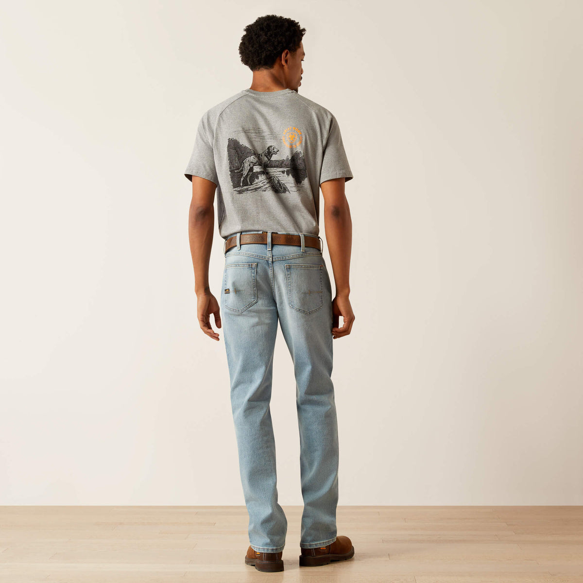 Ariat Everyday Rebar M4 Relaxed DuraStretch Basic Stackable Straight Leg Jean