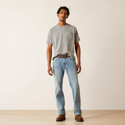Ariat Everyday Rebar M4 Relaxed DuraStretch Basic Stackable Straight Leg Jean