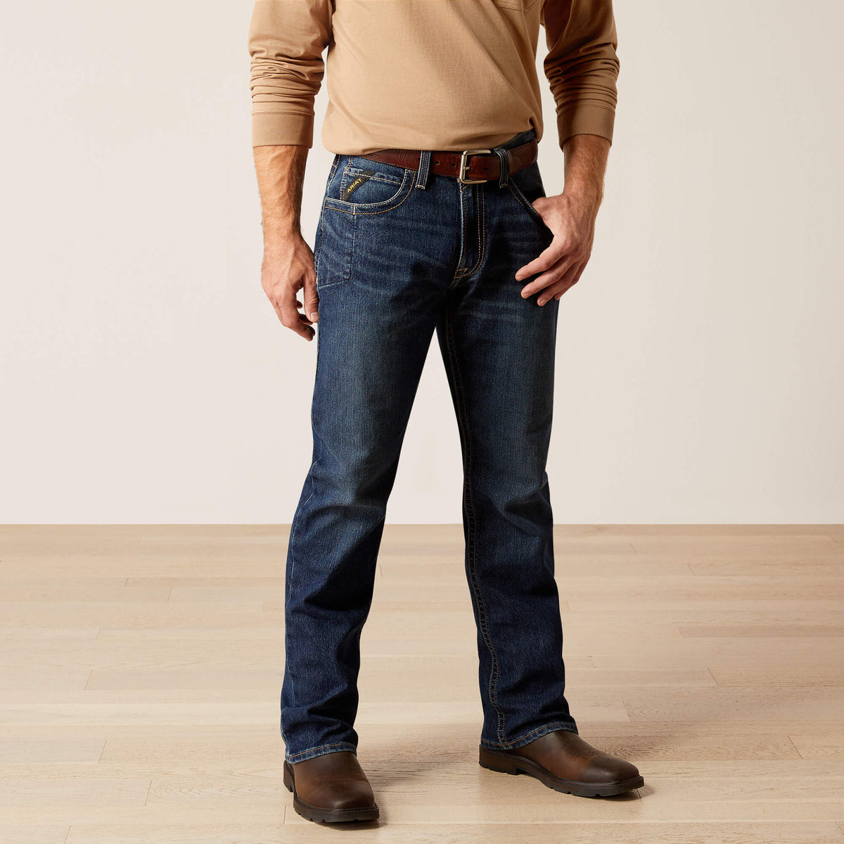 Ariat Premium Rebar M4 Relaxed Rail DuraStretch Boot Cut Jeans