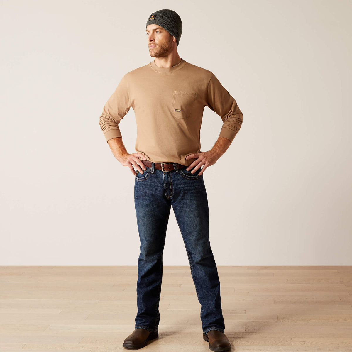 Ariat Premium Rebar M4 Relaxed Rail DuraStretch Boot Cut Jeans