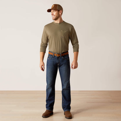 Ariat Everyday Rebar M5 Straight Rail DuraStretch Straight Leg Jeans