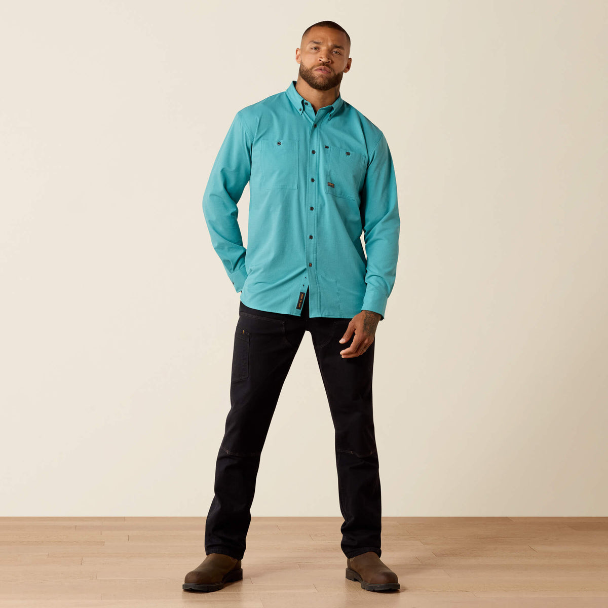 Ariat Great Value Rebar Made Tough 360 Airflow Work Shirt