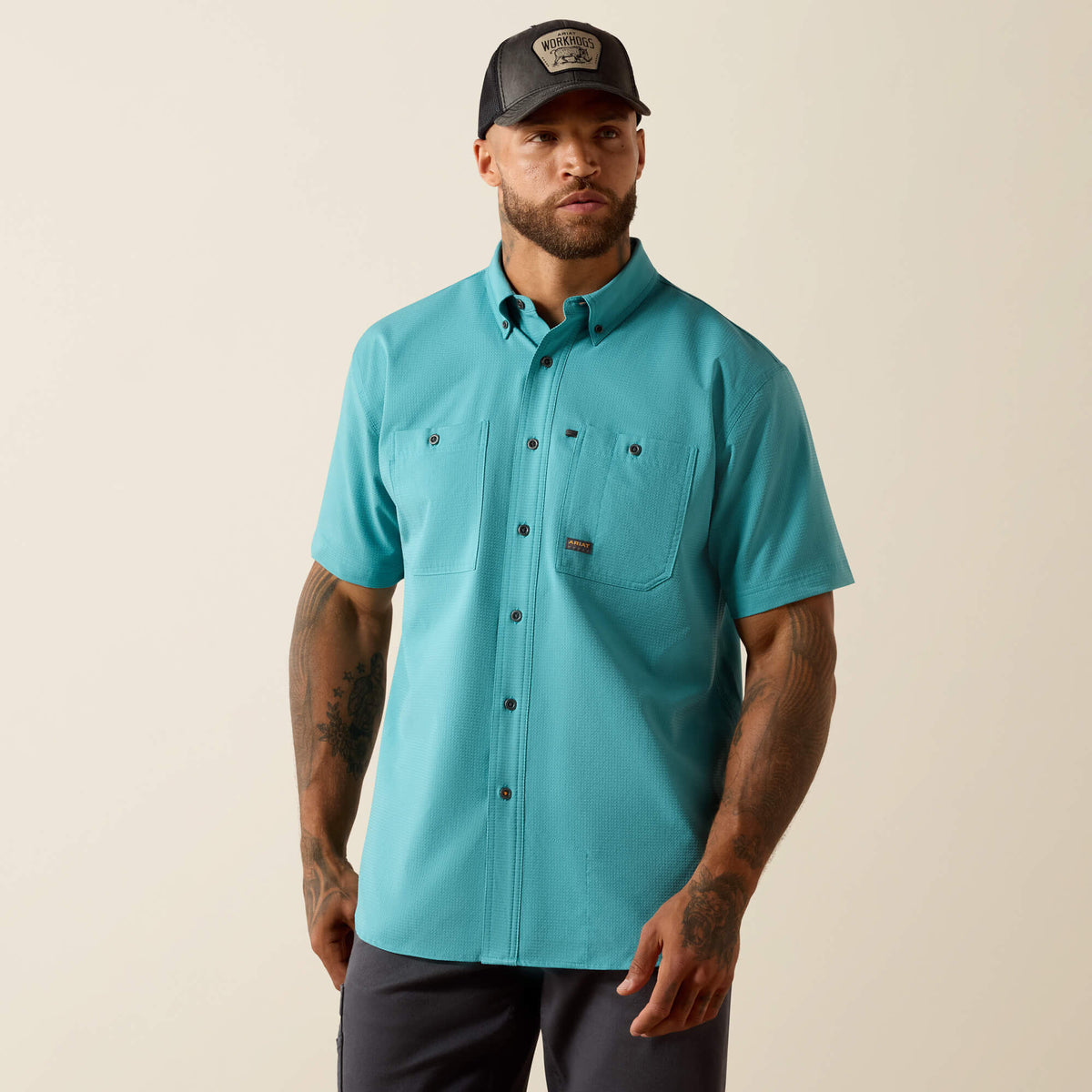 Ariat Great Value Rebar Made Tough 360 Airflow Work Shirt