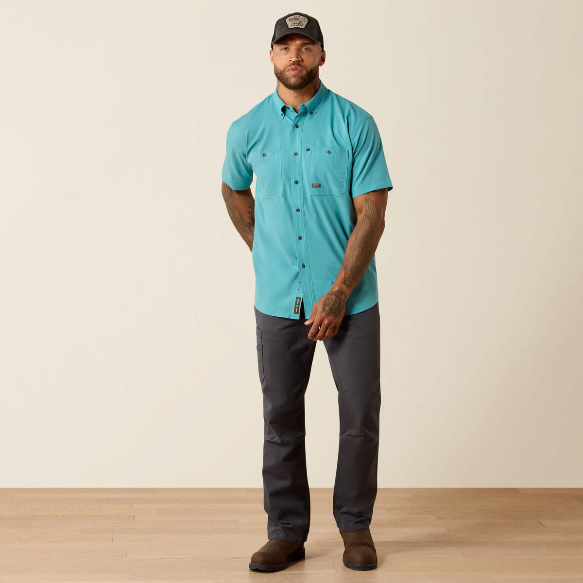 Ariat Great Value Rebar Made Tough 360 Airflow Work Shirt