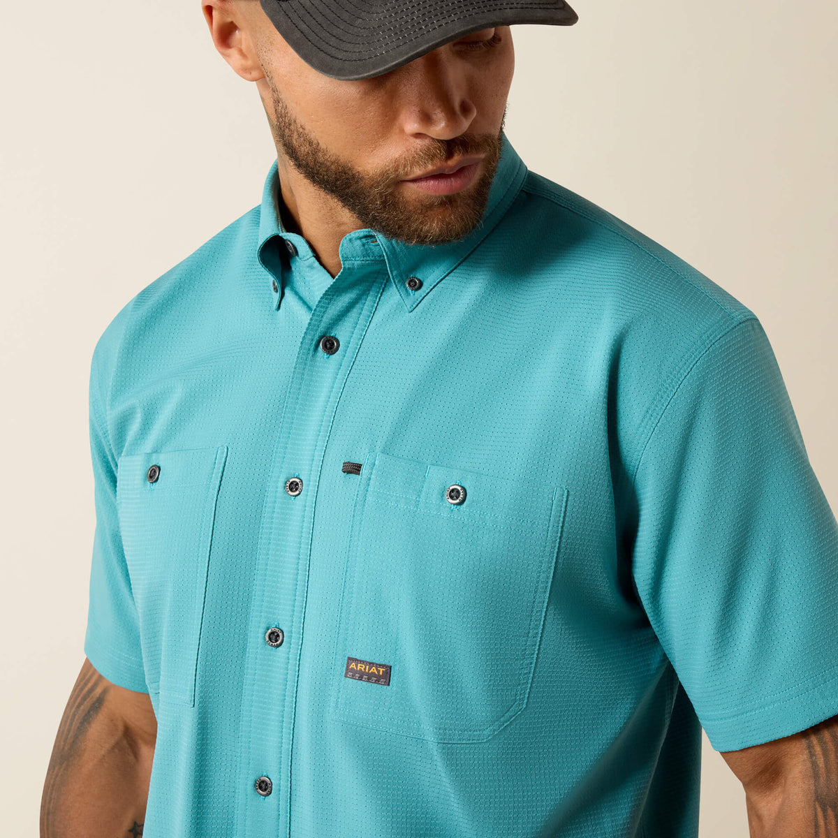Ariat Great Value Rebar Made Tough 360 Airflow Work Shirt
