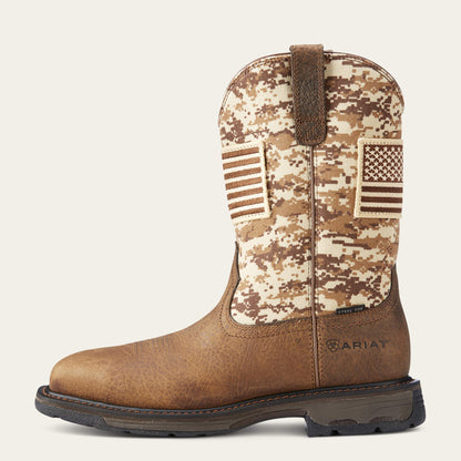 Ariat Special Offer WorkHog Patriot Steel Toe Work Boot