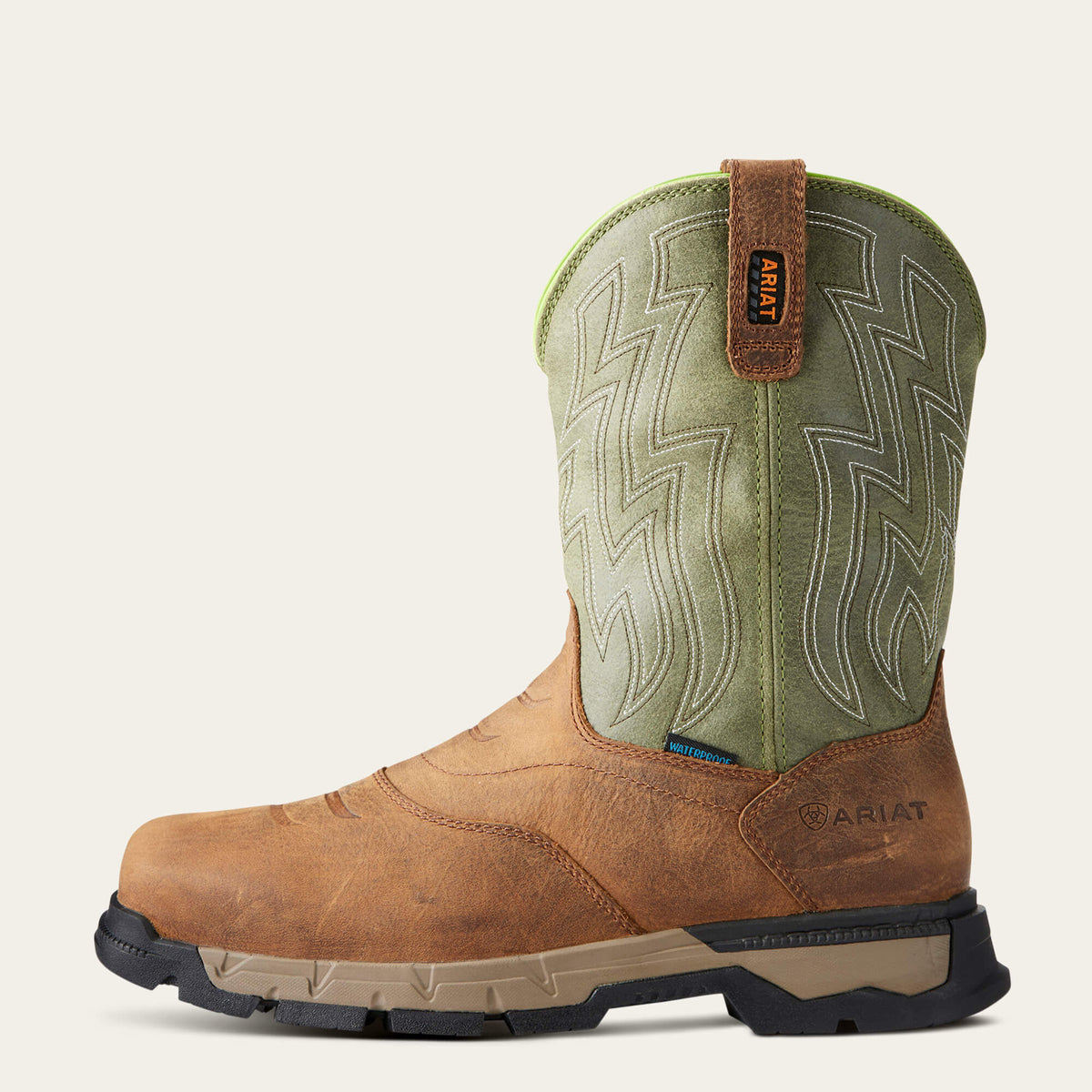 Ariat Featured Rebar Flex Western Waterproof Work Boot
