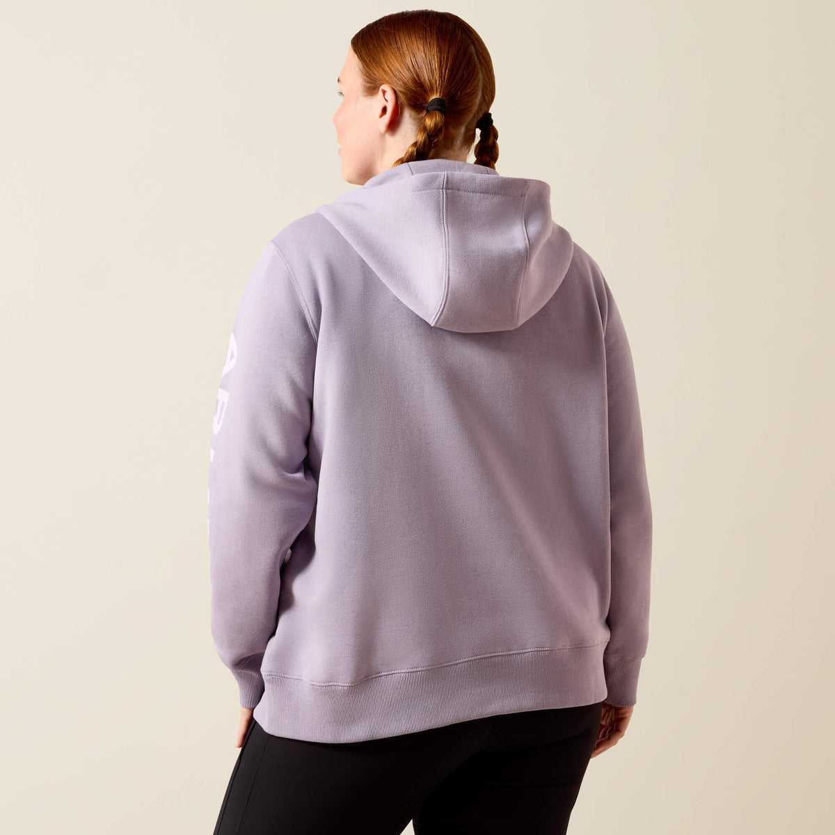 Ariat Featured Rebar Lightweight Logo 1/2 Zip Hoodie