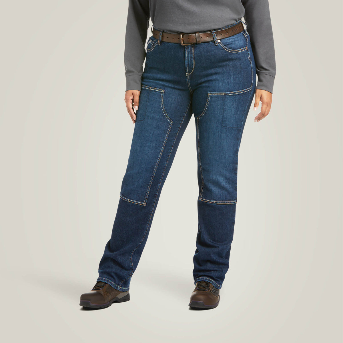Ariat Best Price Rebar PR DuraStretch Riveter Double Front Straight Jean