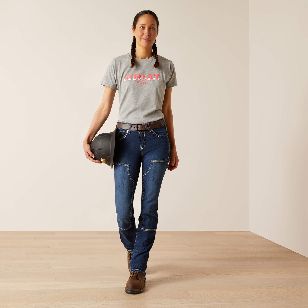 Ariat Best Price Rebar PR DuraStretch Riveter Double Front Straight Jean
