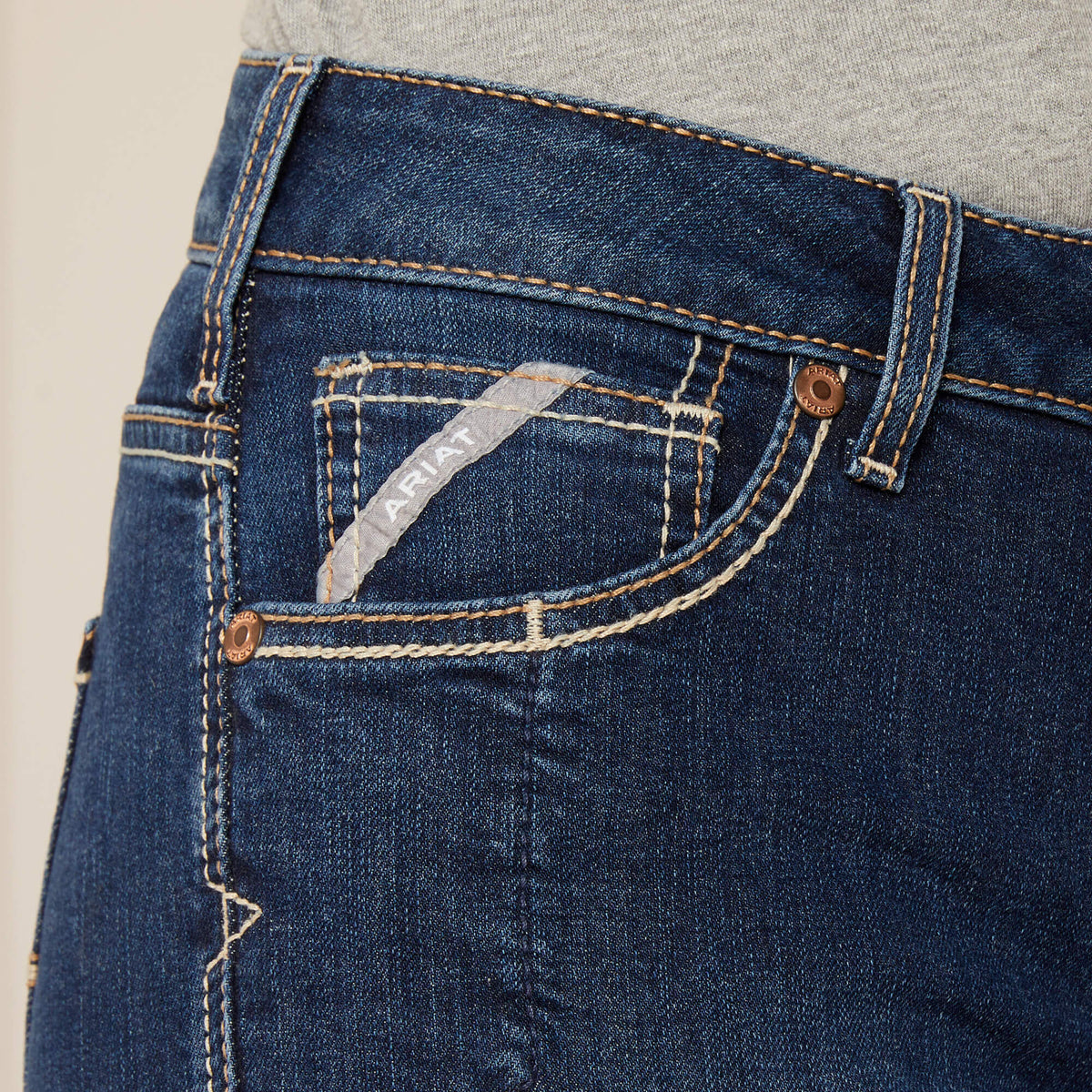 Ariat Best Price Rebar PR DuraStretch Riveter Double Front Straight Jean