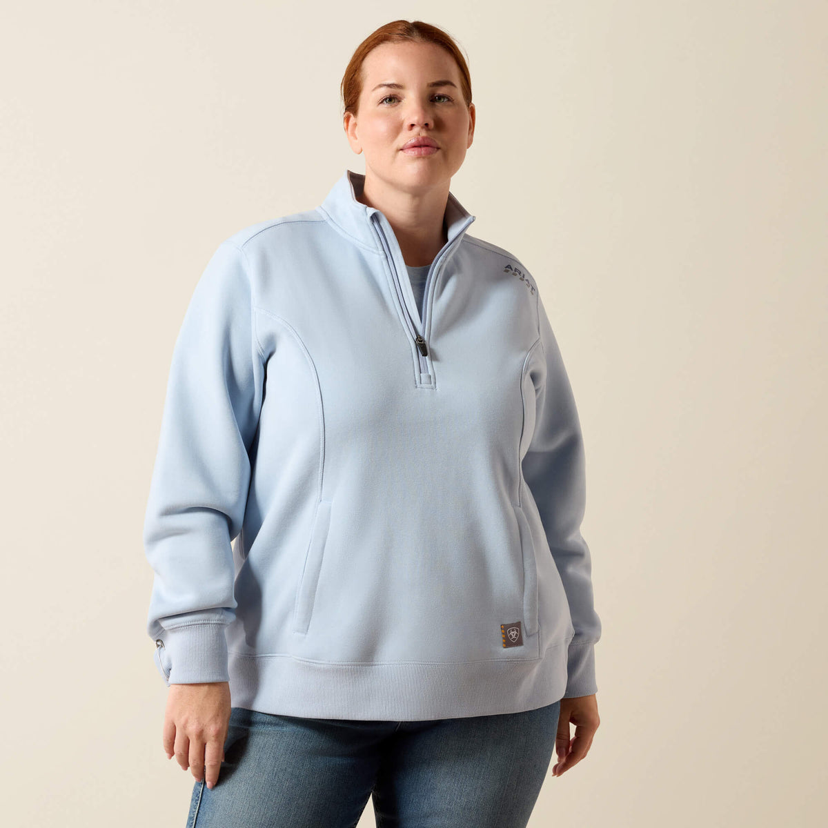Ariat Customer Favorite Rebar Lightweight Mock 1/2 Zip Sweatshirt