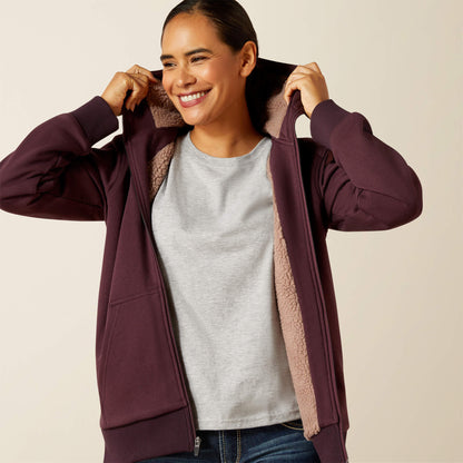 Ariat Great Value Rebar All-Weather Sherpa Full Zip Hoodie