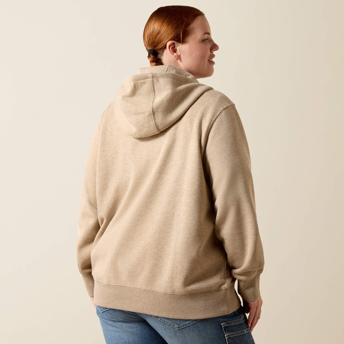 Ariat Trending Rebar Lightweight Logo 1/2 Zip Hoodie