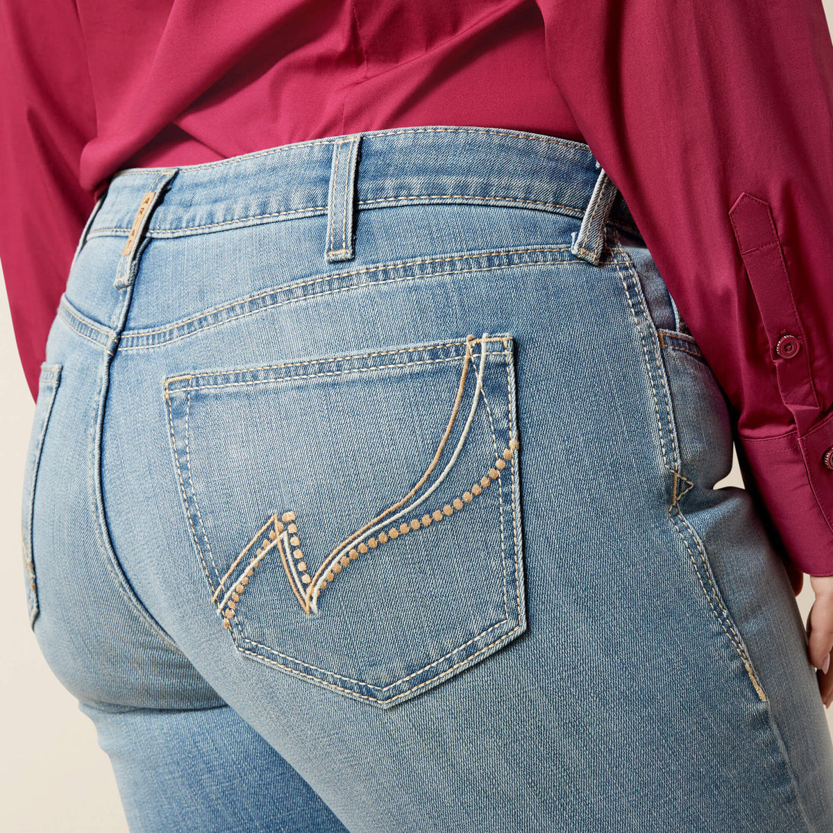 Ariat Hot Sale Mid Rise Giovana Leg Slim Trouser Jeans