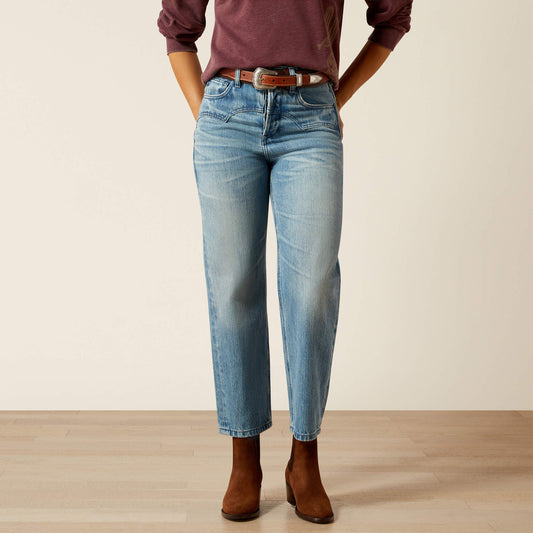 Ariat Premium Ultra High Rise Cheyenne Yoke Tomboy Straight Leg Jean
