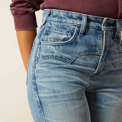 Ariat Premium Ultra High Rise Cheyenne Yoke Tomboy Straight Leg Jean