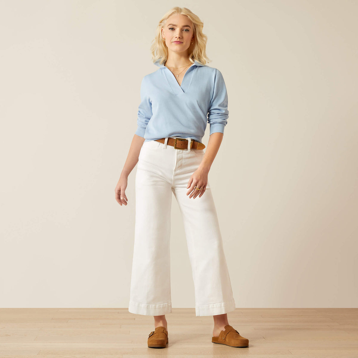 Ariat Value Ultra High Rise Countryside Wide Leg Crop Jeans