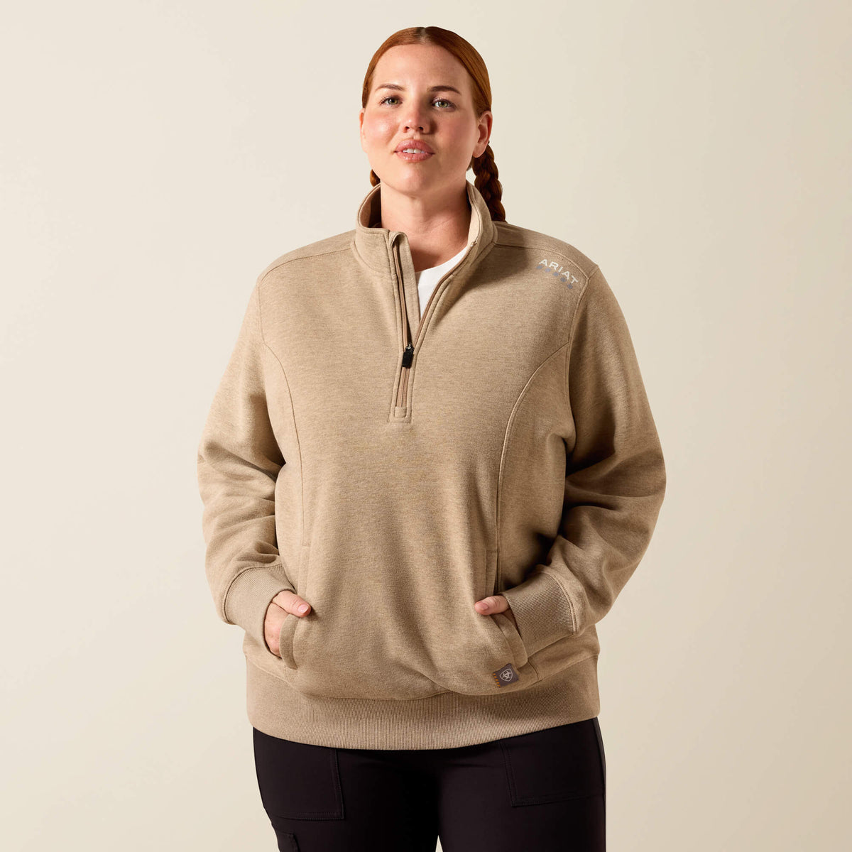 Ariat Customer Favorite Rebar Lightweight Mock 1/2 Zip Sweatshirt