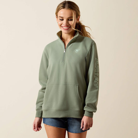 Ariat Discount Foundation Logo 1/2 Zip Sweatshirt