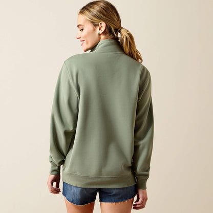 Ariat Discount Foundation Logo 1/2 Zip Sweatshirt