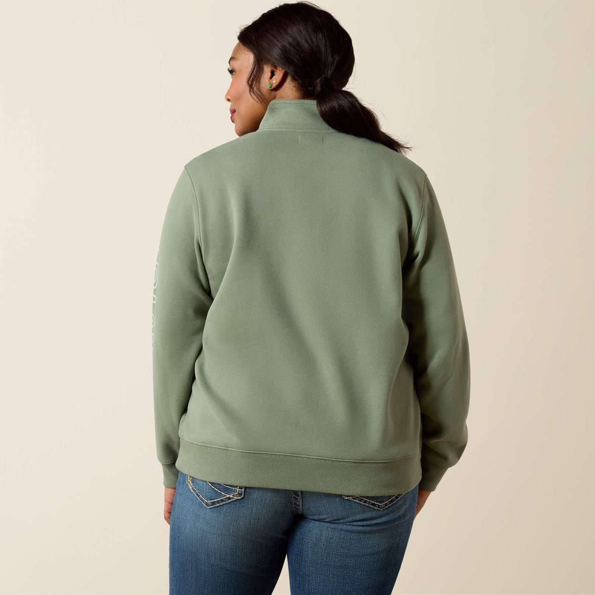 Ariat Discount Foundation Logo 1/2 Zip Sweatshirt