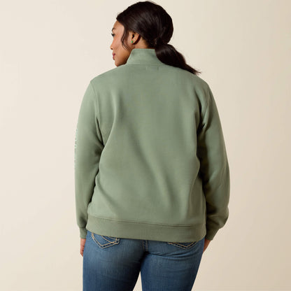 Ariat Discount Foundation Logo 1/2 Zip Sweatshirt