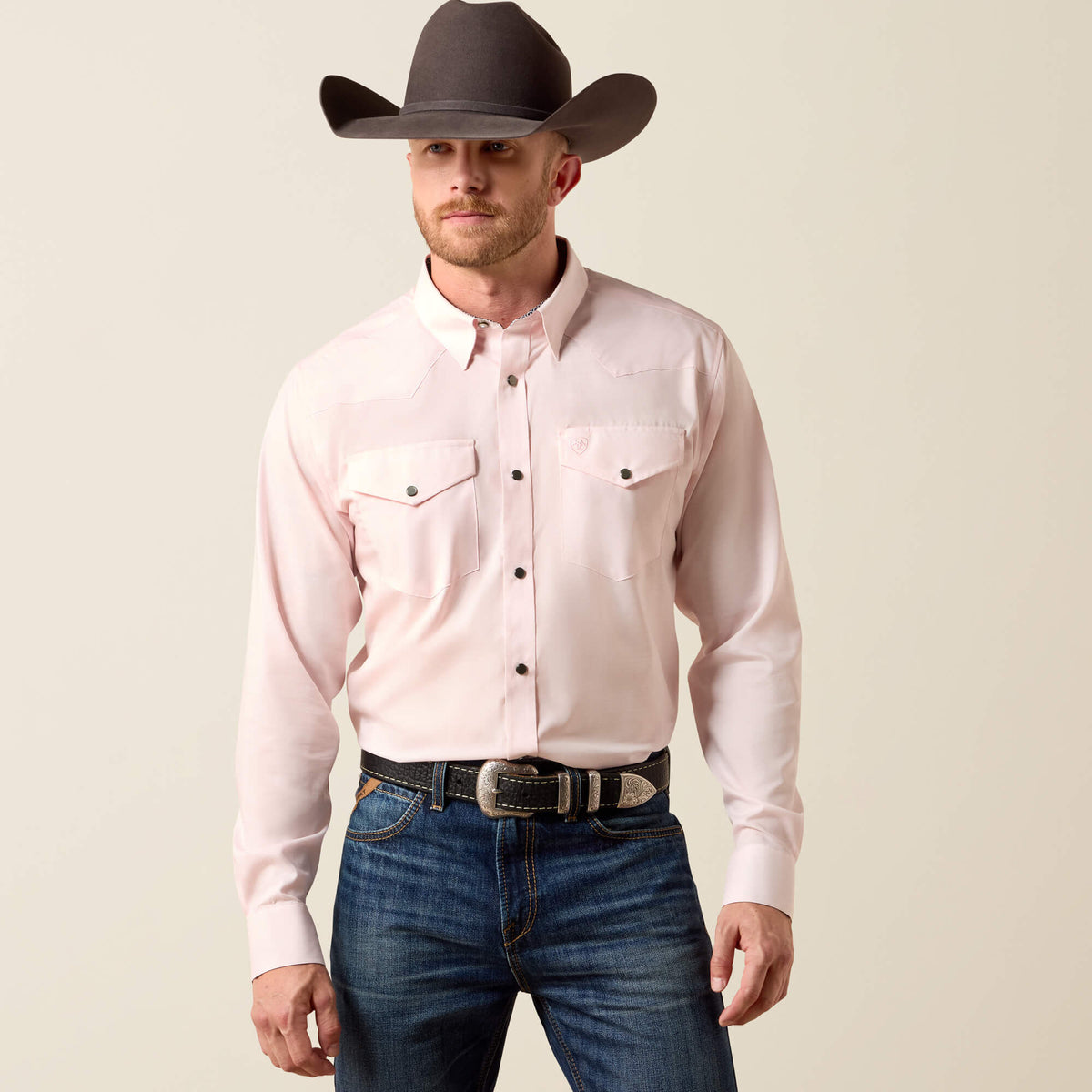 Ariat Top Pick Wrinkle Free Refined Slub Fitted Shirt