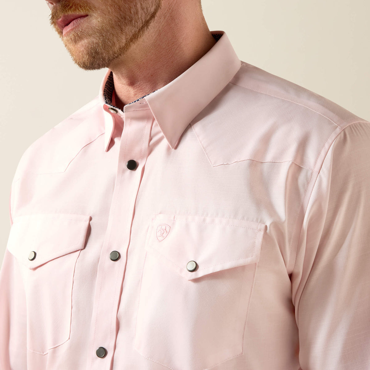 Ariat Top Pick Wrinkle Free Refined Slub Fitted Shirt