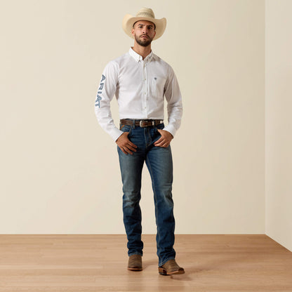 Ariat Exclusive Team Logo Lightweight Twill Fitted Shirt