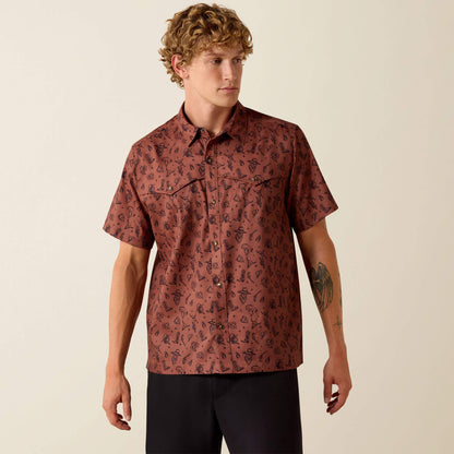 Ariat Popular Printed VentTEK Western Yoke Classic Fit Snap Shirt