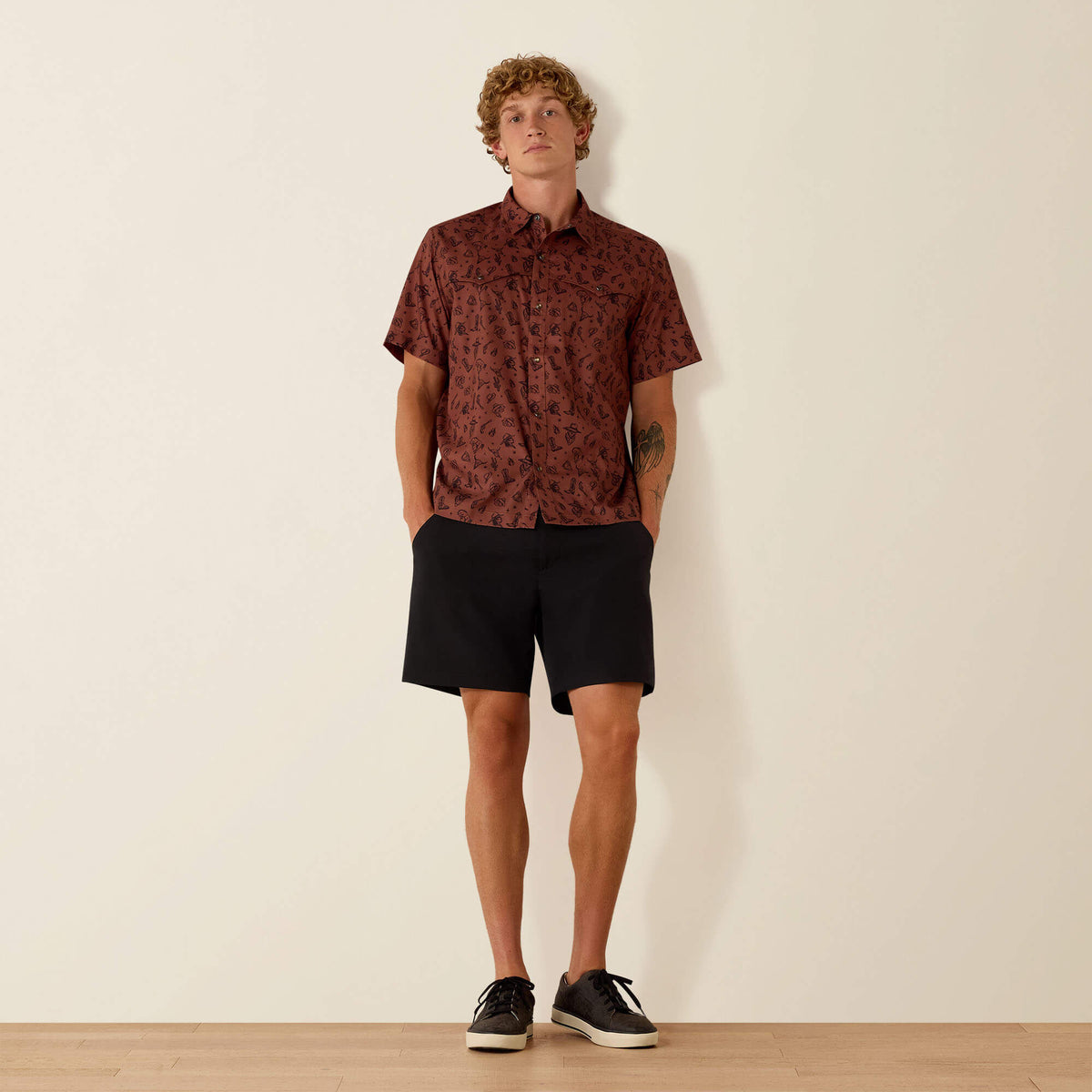 Ariat Popular Printed VentTEK Western Yoke Classic Fit Snap Shirt