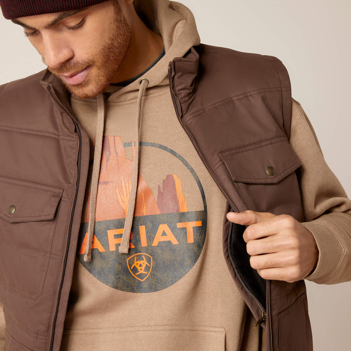 Ariat Discount Grizzly 2.0 Canvas Conceal and Carry Vest