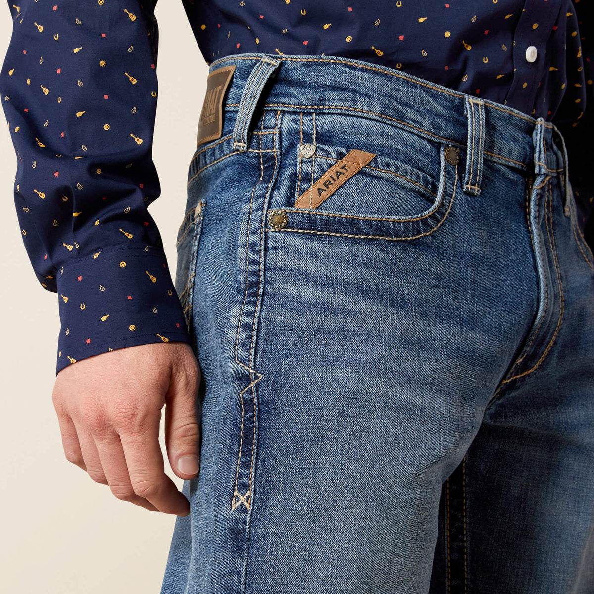 Ariat Smart Buy M5 Straight Calico Straight Leg Jean