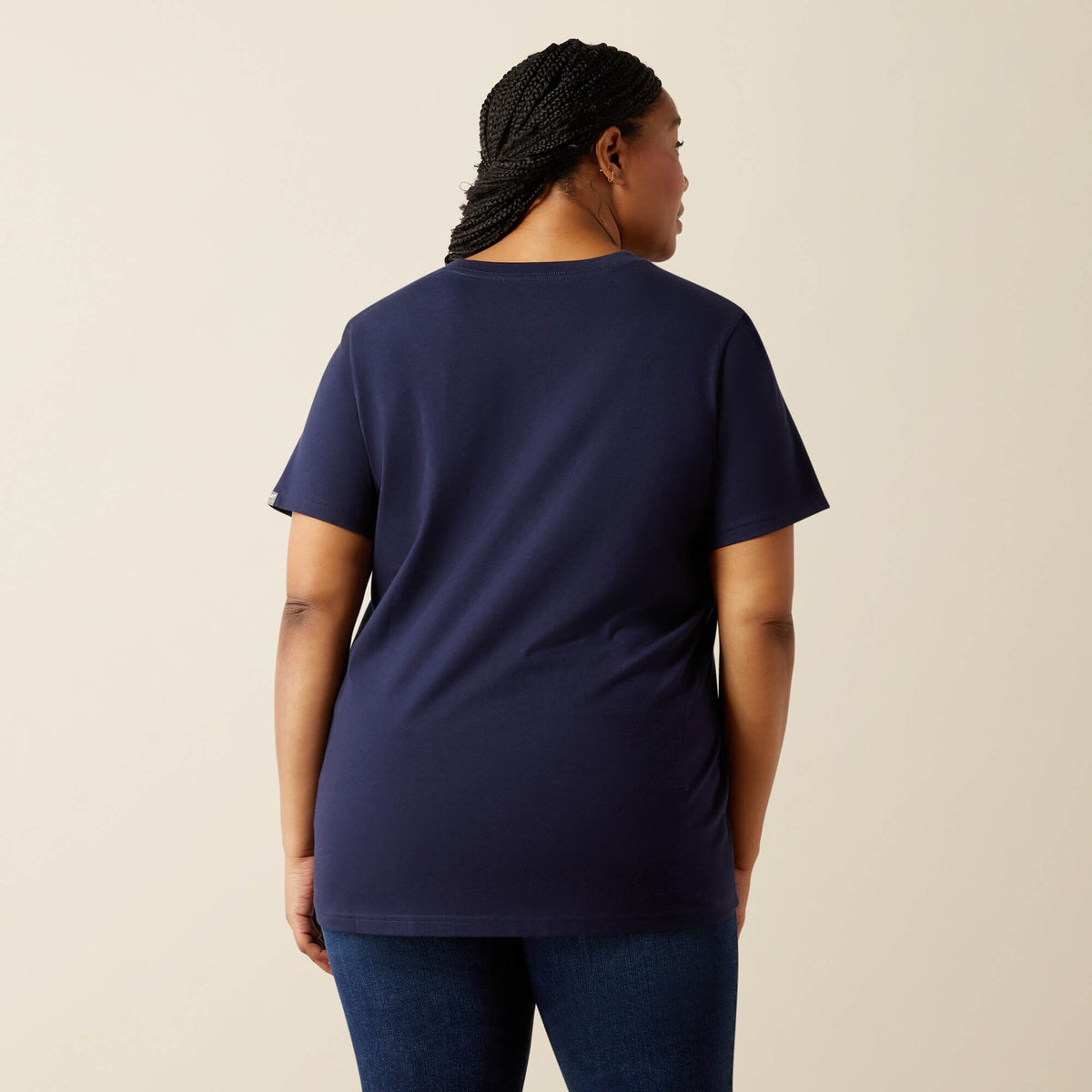 Ariat Recommended Rebar Cotton Strong Standard V-Neck T-Shirt