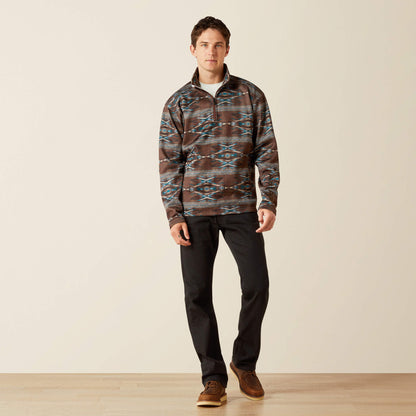 Ariat Smart Buy Caldwell Logo 1/4 Zip Sweater