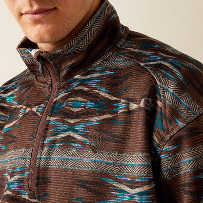 Ariat Smart Buy Caldwell Logo 1/4 Zip Sweater