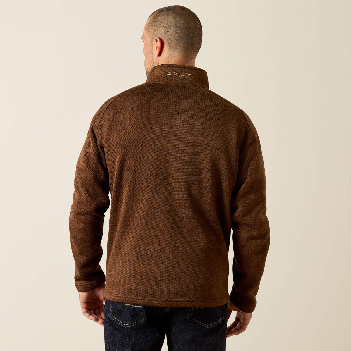 Ariat Deals Caldwell Logo 1/4 Zip Sweater