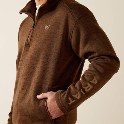 Ariat Deals Caldwell Logo 1/4 Zip Sweater