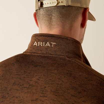 Ariat Deals Caldwell Logo 1/4 Zip Sweater