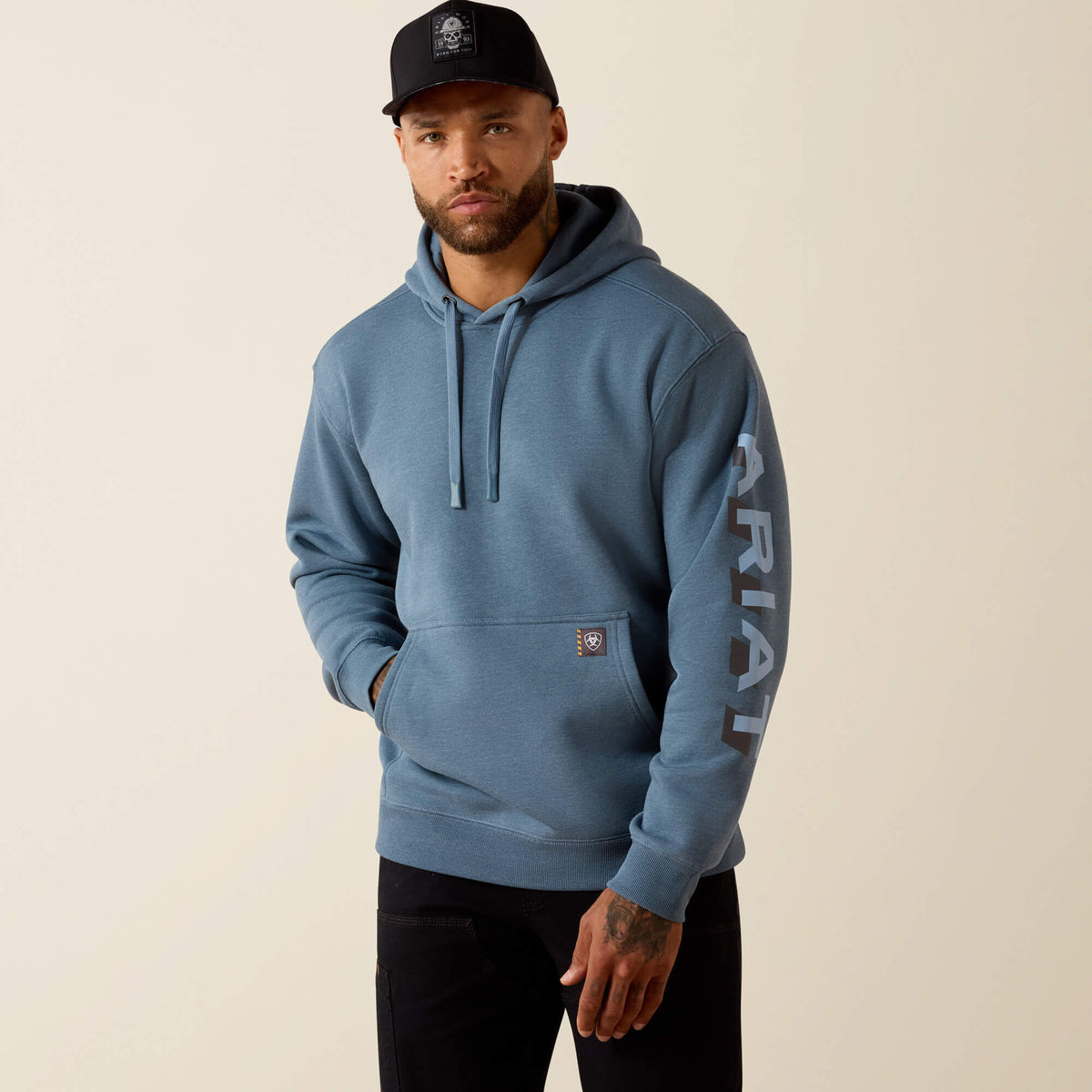 Ariat Recommended Rebar Lightweight Logo Hoodie