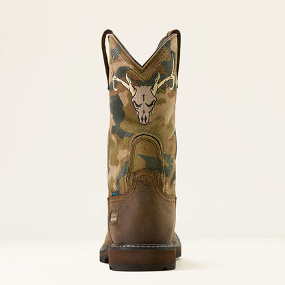 Ariat Customer Favorite Groundbreaker Antler Waterproof Wide Square Toe Work Boot