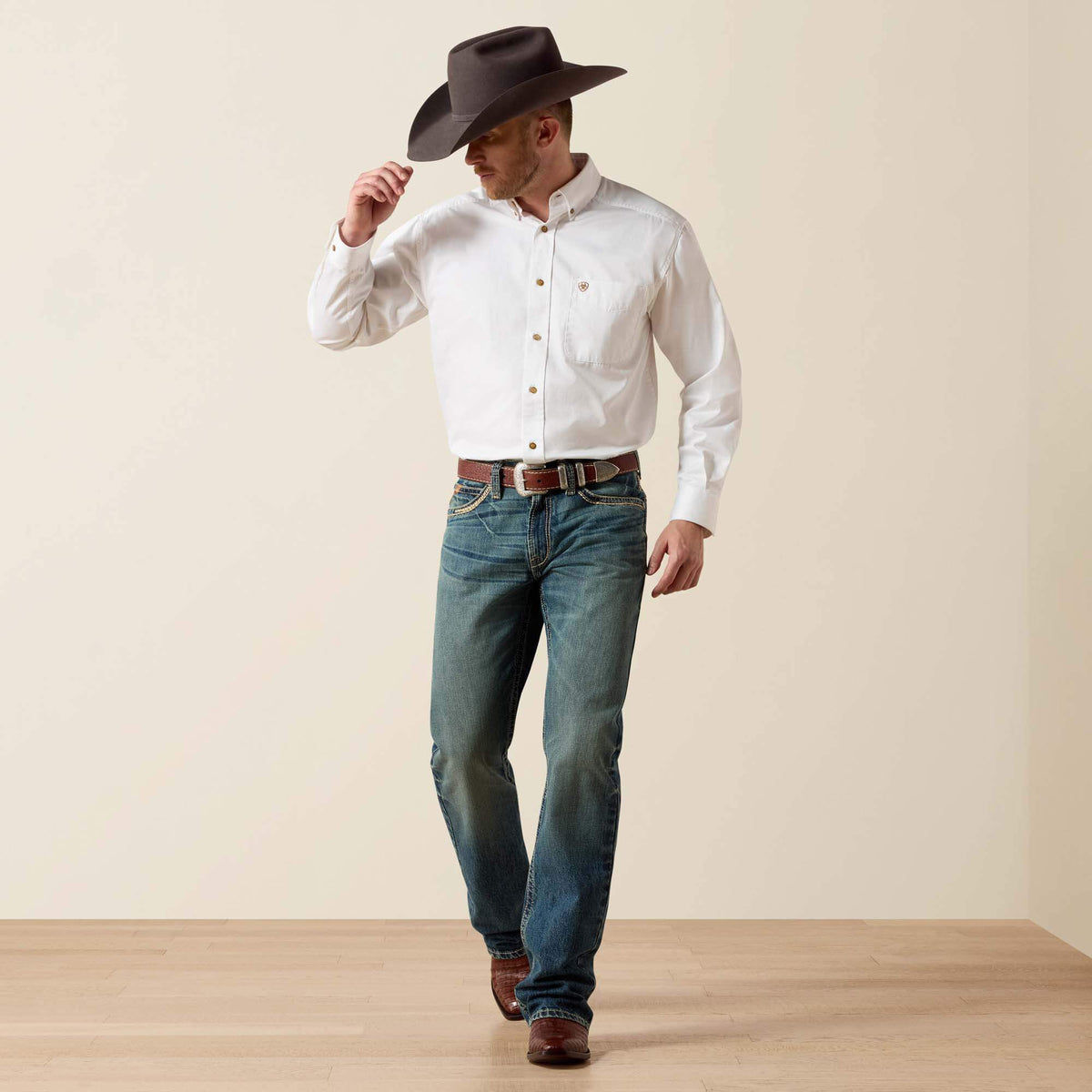 Ariat Discount M5 Slim Ridgeline Stackable Straight Leg Jean