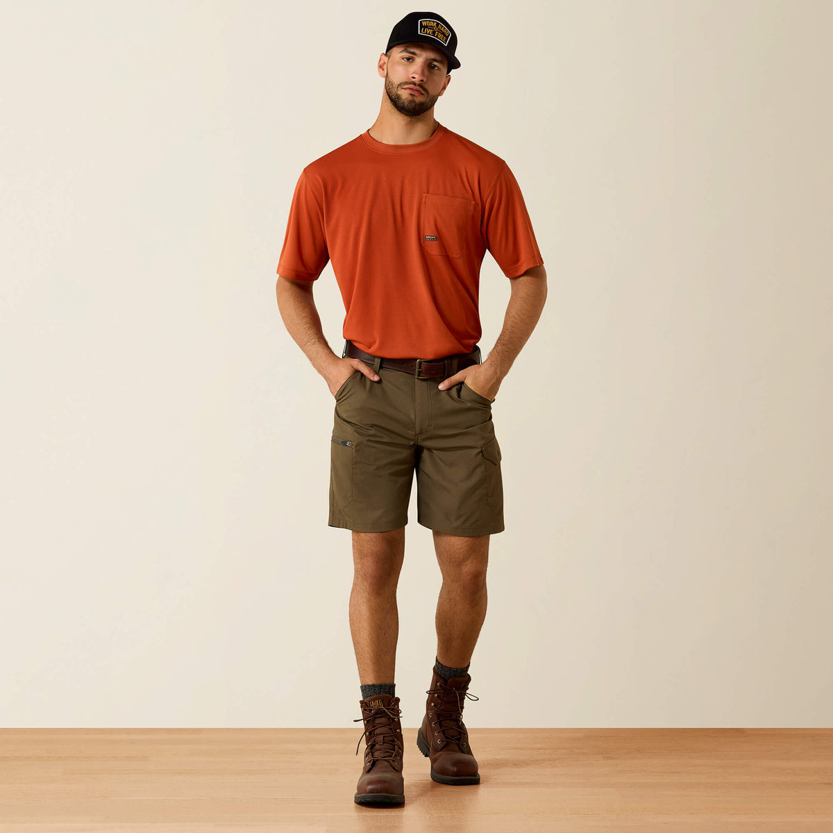 Ariat Latest Rebar WorkFlow Ultralight 9" DuraStretch Shorts