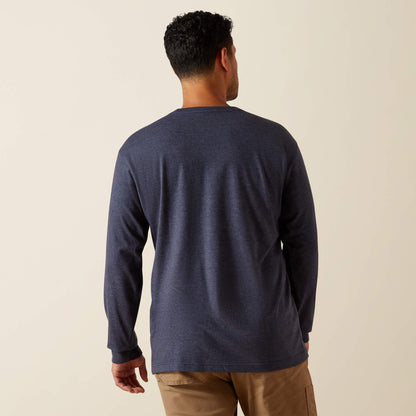 Ariat Hot Sale Rebar Cotton Strong Standard Logo Pocket T-Shirt