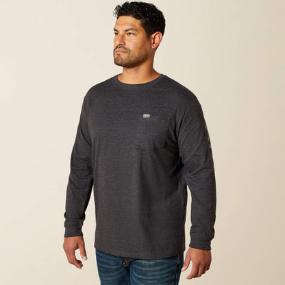 Ariat Value Rebar Cotton Strong Standard Logo Pocket T-Shirt