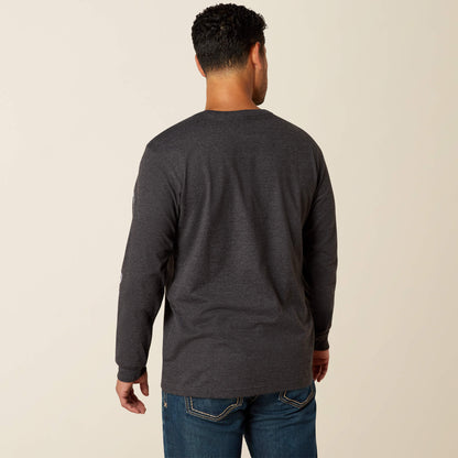 Ariat Value Rebar Cotton Strong Standard Logo Pocket T-Shirt