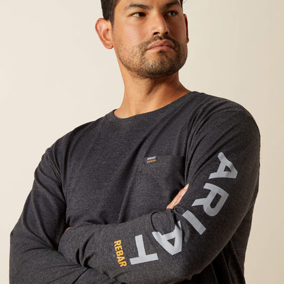Ariat Value Rebar Cotton Strong Standard Logo Pocket T-Shirt
