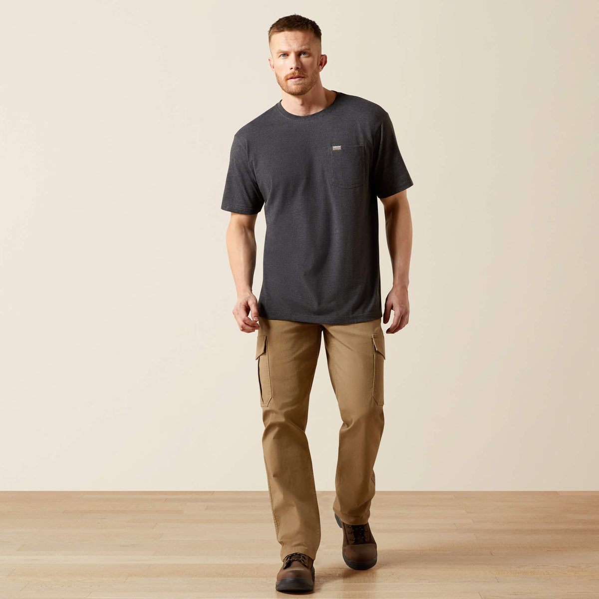 Ariat Quality Rebar Cotton Strong Standard Pocket T-Shirt